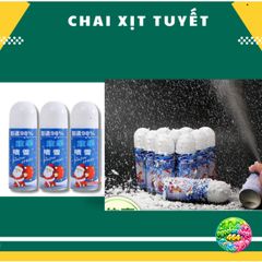 Bình Xịt Tạo Tuyết Trắng Trang Trí Giáng Sinh - Bé Sử Dụng Để Xịt Tiệc Sinh Nhật & Thông Noel