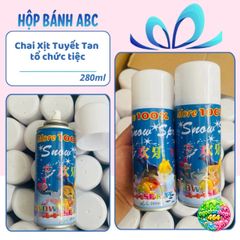 Xịt Tuyết Tan Trang Trí Tiệc 280ml - Phụ Kiện Tổ Chức Sinh Nhật, Party, Sự Kiện - Chai Nhôm Chống Trượt