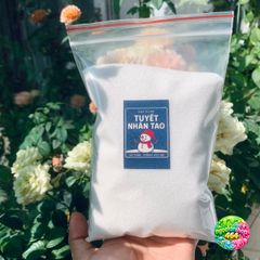 Bột Tuyết Nhân Tạo 1KG - Bột SAP Giả Tuyết Trang Trí Noel & Tiểu Cảnh Mùa Đông - An Toàn Cho Trẻ Em, Thí Nghiệm STEM