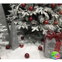 Bột Tuyết Nhân Tạo Trang Trí Giáng Sinh 100G - Decor Cây Thông Noel Xinh Xắn, An Toàn, Không Độc Hại