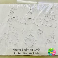 Xịt Tuyết Không Tan 210ml Trang Trí Giáng Sinh - Hiệu Ứng Tuyết Thật Cho Cửa Kính, Cây Thông & Sự Kiện Lãng Mạn