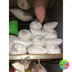 Hạt Xốp Tròn Trắng 1Kg Dùng Làm Gối Lười, Chơi Slime Và Trang Trí Noel - Quà Tặng Độc Đáo, Nghệ Thuật Tuyết