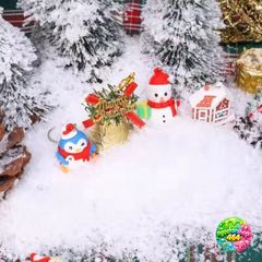 Bột Tuyết Nhân Tạo Giáng Sinh 200g - Trang Trí Cây Thông Noel, Mùa Đông Vui Vẻ, Dễ Dàng Sử Dụng, Màu Trắng & Rực Rỡ