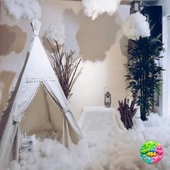 Gấu Bông Noel Bông Tuyết Nhân Tạo 15D - Gối Trang Trí Nhà Cửa Đẹp Mắt Dịp Lễ Hội