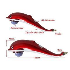 Máy Massage Cầm Tay Cá Heo - Thư Giãn Giảm Căng Thẳng Đau Nhức Cho Người Cao Tuổi và Dân Văn Phòng