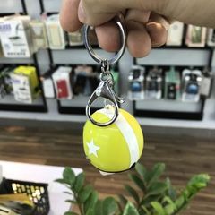 Móc Khóa Bé Ciu Đội Nón Bảo Hiểm Đáng Yêu - Phụ Kiện Trang Trí Chìa Khóa, Túi Xách Bằng Silicon Mềm Dẻo, Mũ Nhựa Chất Lượng