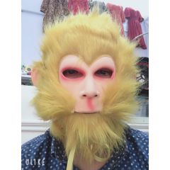 Mặt Nạ Hóa Trang Tôn Ngộ Không Có Lông Cao Cấp - Phụ Kiện Thời Trang Nổi Bật Cho Các Buổi Tiệc và Sự Kiện Văn Hóa
