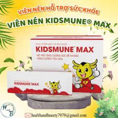 Kidsmune Max Plus - Giúp Trẻ Tăng Cường Miễn Dịch và Hỗ Trợ Tiêu Hóa, Sản Phẩm Dinh Dưỡng Chính Hãng Cho Bé