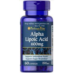 Viên uống Alpha Lipoic Acid Puritan’s Pride - Hỗ trợ trẻ hóa, làm sáng da, giảm nám, giúp trí nhớ,