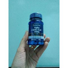 Viên uống Alpha Lipoic Acid Puritan’s Pride - Hỗ trợ trẻ hóa, làm sáng da, giảm nám, giúp trí nhớ,