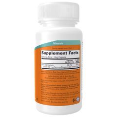 NOW Foods Iron 36mg, 18mg – Viên Uống Bổ Sung Sắt Ferrochel®, Hỗ Trợ Tạo Máu – 90 Viên 596573