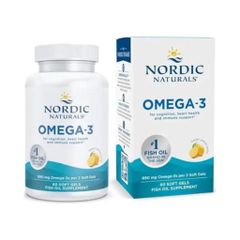 Nordic Naturals Omega-3 Dầu Cá Thanh Lọc - Hỗ Trợ Tim Mạch, Não Bộ & Thị Lực - Viên Nang Dễ Uống Chất Lượng Cao
