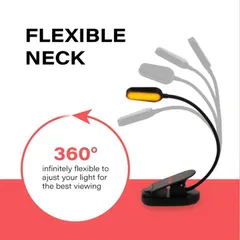 [Hàng xuất Mỹ] Đèn LED đọc sách ánh sáng hổ phách, chặn ánh sáng xanh và thân thiện với giấc ngủ 596589