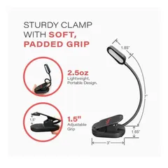 [Hàng xuất Mỹ] Đèn LED đọc sách ánh sáng hổ phách, chặn ánh sáng xanh và thân thiện với giấc ngủ 596589