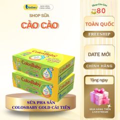 Sữa ColosBaby Gold VitaDairy - Hỗ trợ miễn dịch và tăng cân cho trẻ từ 1-3 tuổi, thùng 48 hộp x 180ml, dinh dưỡng hoàn chỉnh