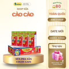 ColosGain Sữa Pha Sẵn 48 Hộp Dinh Dưỡng Cao - Tăng Cân Nhanh, Tăng Cường Miễn Dịch Cho Trẻ 1 Tuổi Trở Lên