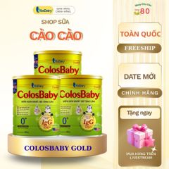 Sữa Công Thức ColosBaby Gold 0-12 Tháng 800G - Tăng Cường Miễn Dịch, Hỗ Trợ Tăng Cân, Dinh Dưỡng Toàn Diện Cho Bé