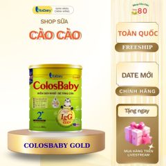 Sữa Bột Colosbaby Gold 800g Combo 3-5 Lon - Tăng Cường Miễn Dịch, Giúp Bé Lên Cân và Phát Triển Khỏe Mạnh