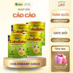 Sữa Bột Colosbaby Gold 800g Combo 3-5 Lon - Tăng Cường Miễn Dịch, Giúp Bé Lên Cân và Phát Triển Khỏe Mạnh