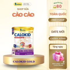 Sữa Bột Calokid Gold L900g - Hỗ Trợ Tăng Cân, Cải Thiện Miễn Dịch Cho Bé - Dinh Dưỡng Toàn Diện, Tiêu Hóa Tốt