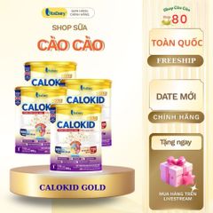 Sữa Bột Calokid Gold L900g - Hỗ Trợ Tăng Cân, Cải Thiện Miễn Dịch Cho Bé - Dinh Dưỡng Toàn Diện, Tiêu Hóa Tốt