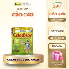 Combo 3-5 Lon Colosbaby Bio L800g - Sữa Bột Hỗ Trợ Tiêu Hóa, Miễn Dịch Khỏe Mạnh, Phát Triển Trí Não và Chiều Cao Tối Ưu
