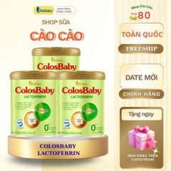 Colosbaby Lactoferrin Sữa Công Thức Tăng Cường Miễn Dịch Cho Trẻ Sinh Mổ, Dinh Dưỡng Cao Cấp, Chính Hãng VitaDairy
