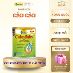 Sữa Công Thức ColosBaby Gold 800g - Tăng cường đề kháng, phát triển chiều cao và hỗ trợ tiêu hóa cho trẻ sơ sinh, hàng chính hãng Vitadairy