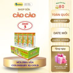 Combo Sữa Dinh Dưỡng Colosbaby IQ Gold 3-4 Món - Phát Triển Trí Não, Tăng Cường Miễn Dịch, Tăng Cân Khỏe Mạnh Cho Bé