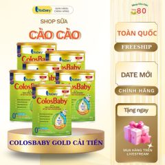 Sữa Công Thức ColosBaby Gold 800g - Tăng cường đề kháng, phát triển chiều cao và hỗ trợ tiêu hóa cho trẻ sơ sinh, hàng chính hãng Vitadairy