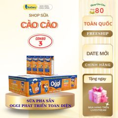 ColosBaby Gold VitaDairy - Sữa pha sẵn tăng cường miễn dịch, hỗ trợ tăng cân cho trẻ 1-3 tuổi - Combo 3 thùng 180ml