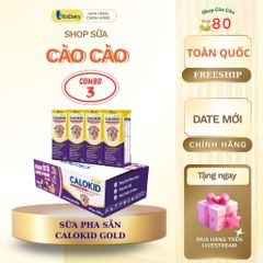 Thùng 48 Hộp Sữa Calokid Gold - Thức Uống Tăng Cân Cao Năng Lượng Cho Trẻ - Hỗ Trợ Phát Triển Trí Não Và Chiều Cao
