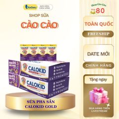 Thùng 48 Hộp Sữa Calokid Gold - Thức Uống Tăng Cân Cao Năng Lượng Cho Trẻ - Hỗ Trợ Phát Triển Trí Não Và Chiều Cao