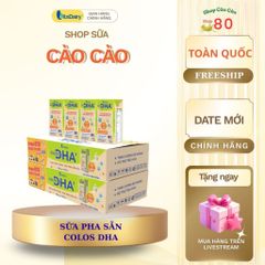 Sữa pha sẵn Colos DHA+ 3-4 Hương Vị Thanh Mát - Phát Triển Trí Não, Chiều Cao và Đề Kháng - Dinh Dưỡng Cho Trẻ Em