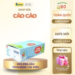 Sữa Dinh Dưỡng Vitagrow Cải Tiến Pha Sẵn Cho Trẻ Tăng Chiều Cao - Hỗ Trợ Phát Triển Chiều Cao, Tăng Cân, Tăng Đề Kháng