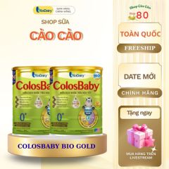 Sữa Công Thức Hỗ Trợ Tiêu Hóa ColosBaby Bio L800g - Dinh Dưỡng Tăng Cường Miễn Dịch và Phát Triển Trí Não Cho Bé 0-12 Tháng