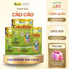 Sữa Công Thức Hỗ Trợ Tiêu Hóa ColosBaby Bio L800g - Dinh Dưỡng Tăng Cường Miễn Dịch và Phát Triển Trí Não Cho Bé 0-12 Tháng