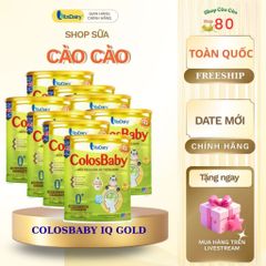 Sữa Bột Colosbaby IQ Gold 800g - Phát Triển Trí Não, Tăng Cường Miễn Dịch, Tăng Cân Khỏe Mạnh Cho Bé 6-12 Tháng