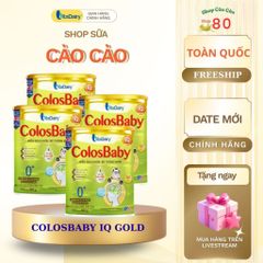 Sữa Bột Colosbaby IQ Gold 800g - Phát Triển Trí Não, Tăng Cường Miễn Dịch, Tăng Cân Khỏe Mạnh Cho Bé 6-12 Tháng