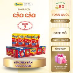 Sữa Pha Sẵn Oggi Gold Tăng Cân Nhanh - Giải Pháp Cho Trẻ Suy Dinh Dưỡng, Hỗ Trợ Tiêu Hóa và Sức Đề Kháng - Dung Tích 110ml và 180ml