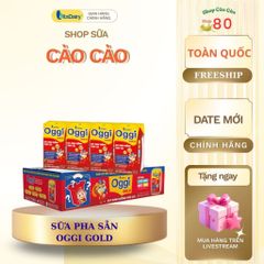 Sữa Pha Sẵn Oggi Gold Tăng Cân Nhanh - Giải Pháp Cho Trẻ Suy Dinh Dưỡng, Hỗ Trợ Tiêu Hóa và Sức Đề Kháng - Dung Tích 110ml và 180ml