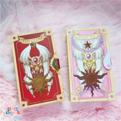 Bộ Bài The Clow Sakura Size Gốc - 52 Lá Bài Chất Liệu Giấy Cứng Thiết Kế Sắc Nét, Màu Sắc Tươi Sáng, Dành Cho Người Mới Bắt Đầu