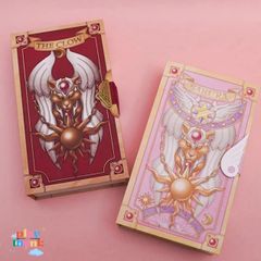 Bộ Bài The Clow Sakura Size Gốc - 52 Lá Bài Chất Liệu Giấy Cứng Thiết Kế Sắc Nét, Màu Sắc Tươi Sáng, Dành Cho Người Mới Bắt Đầu