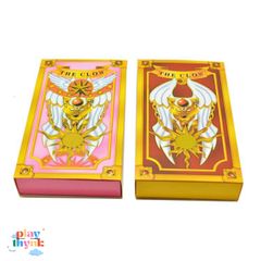 Bộ Bài The Clow Sakura Size Gốc - 52 Lá Bài Chất Liệu Giấy Cứng Thiết Kế Sắc Nét, Màu Sắc Tươi Sáng, Dành Cho Người Mới Bắt Đầu