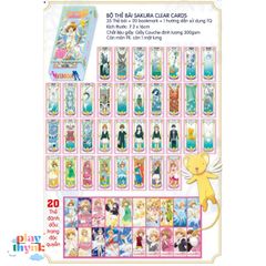 Bộ Bài Tarot Sakura Clear Card - Kỷ Niệm Anime 