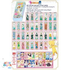 Bộ Bài Tarot Sakura Clear Card - Kỷ Niệm Anime 