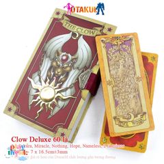 Bộ Bài Clow Deluxe - Thẻ Bài Phép Thuật Cardcaptor Sakura - Quà Tặng Fan Anime Sang Trọng