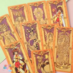 Bộ Bài Clow Deluxe - Thẻ Bài Phép Thuật Cardcaptor Sakura - Quà Tặng Fan Anime Sang Trọng