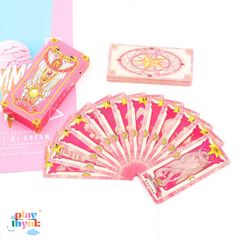 Bài Tarot Clow Cardcaptor Sakura KINOMOTO SAKURA - Bộ Thẻ Pháp Thuật Anime Chibi Dành Cho Fan và Quà Tặng Độc Đáo