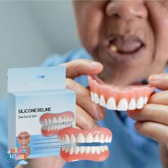 Bộ Lót Răng Giả Silicon Reliner - Cảm Giác Tự Nhiên và Thoải Mái, Dễ Dàng Sử Dụng, Nâng Cao Sự Tự Tin Cho Nụ Cười